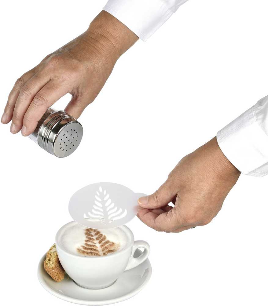 Cilio Šablony na zdobení kávy, 6 ks