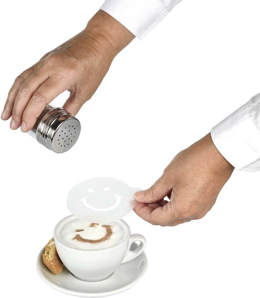 Cilio Šablony na zdobení kávy, 6 ks