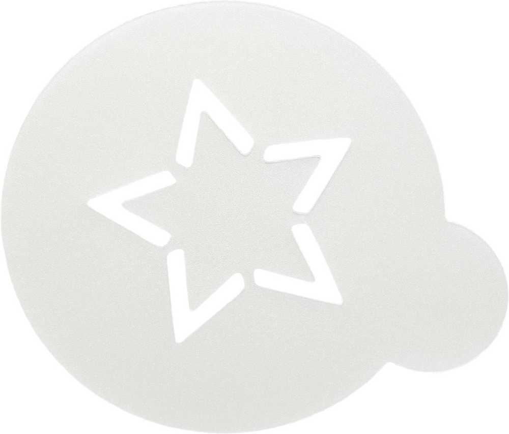 Cilio Šablony na zdobení kávy, 6 ks