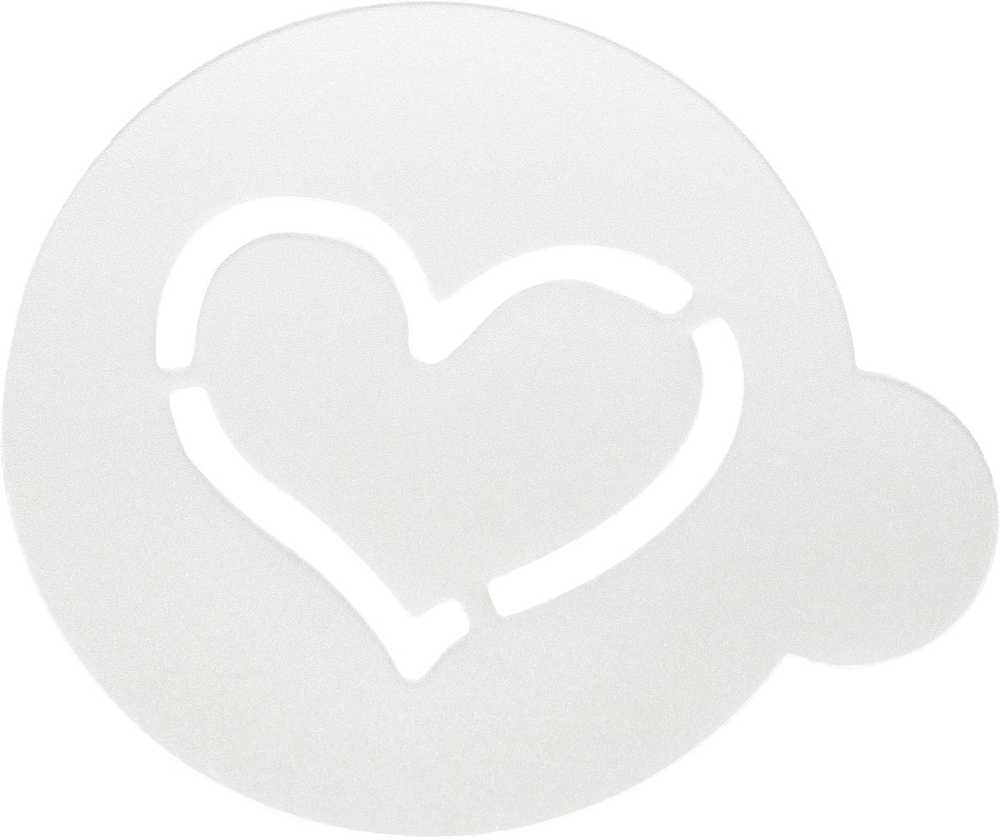 Cilio Šablony na zdobení kávy, 6 ks