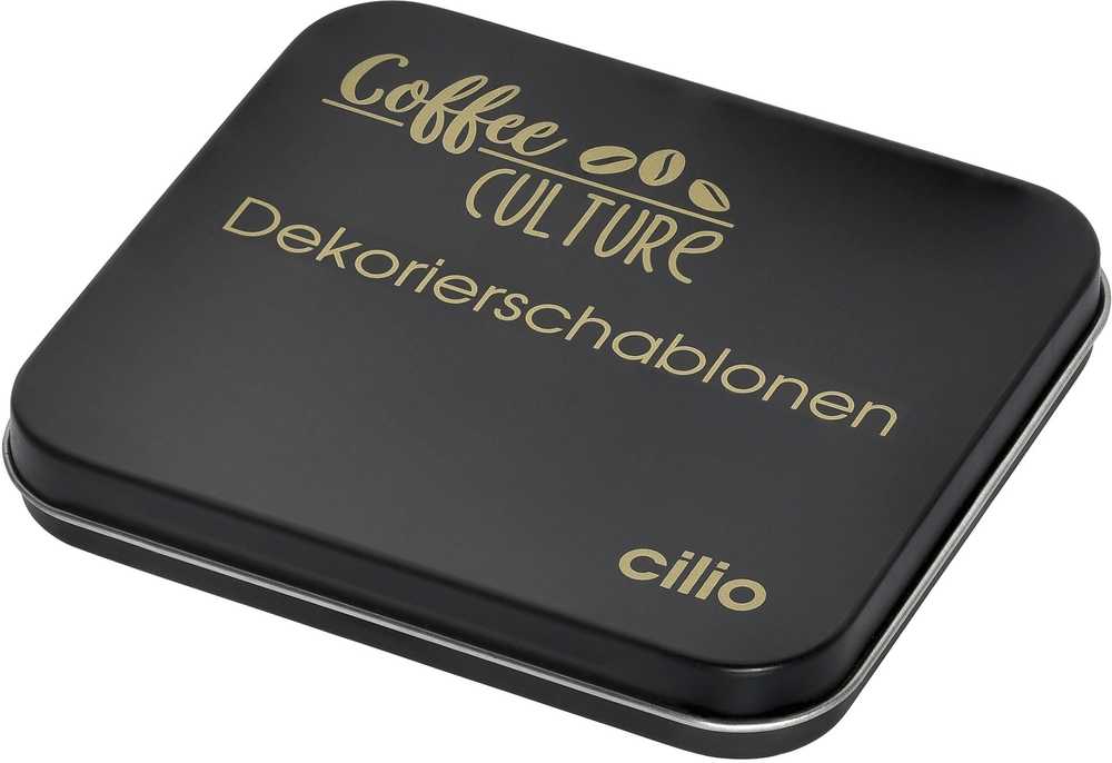 Cilio Šablony na zdobení kávy, 6 ks