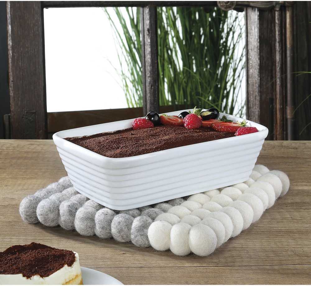 Cilio Podtácek Lana Due, šedo bílá