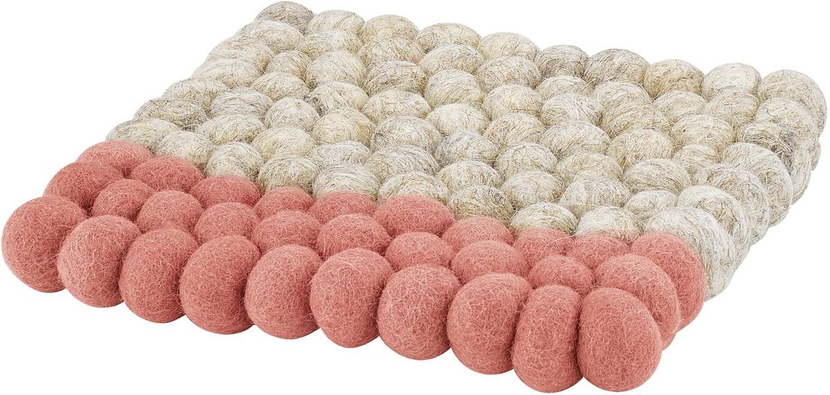 Cilio Podtácek Lana Due, běžovo korálová