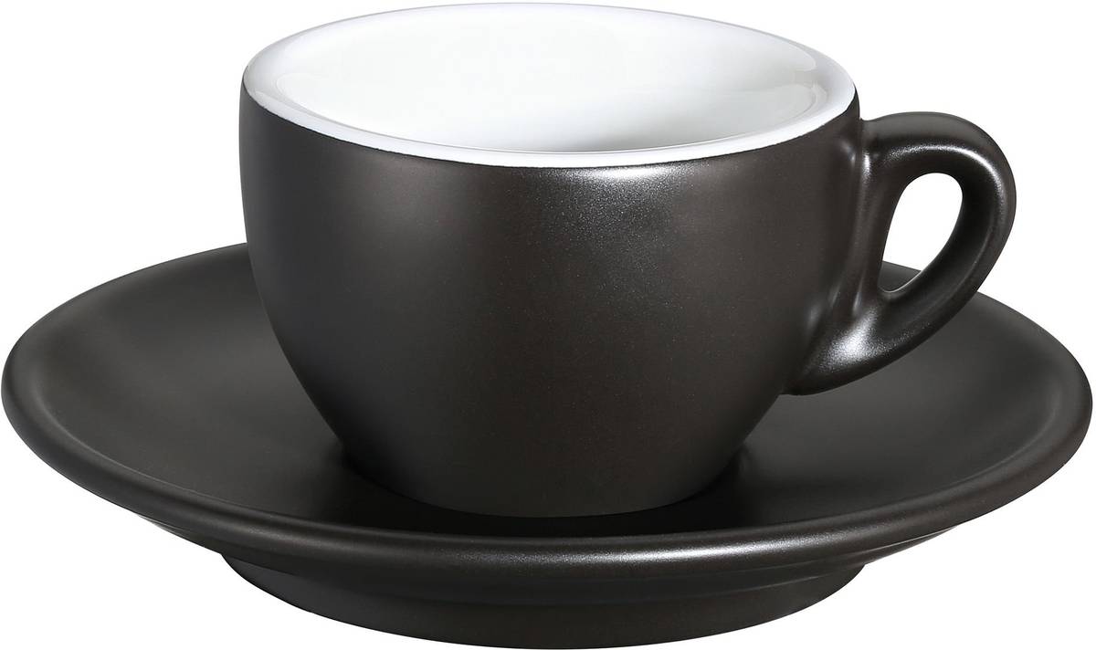 Cilio Roma Šálek na cappuccino, matná černá