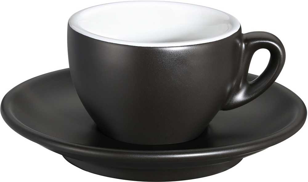 Cilio Roma Šálek na cappuccino, matná černá