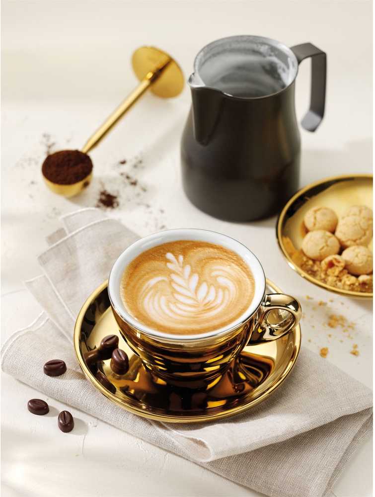Cilio Roma Šálek na cappuccino, zlatá