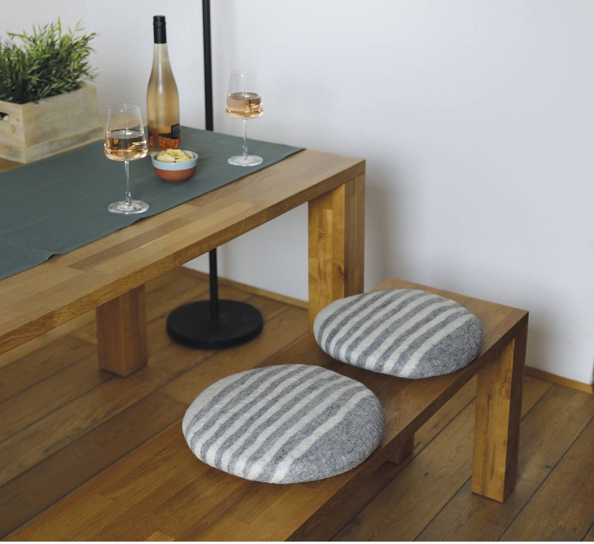 Cilio Podsedák na židli Lana, proužkovaný