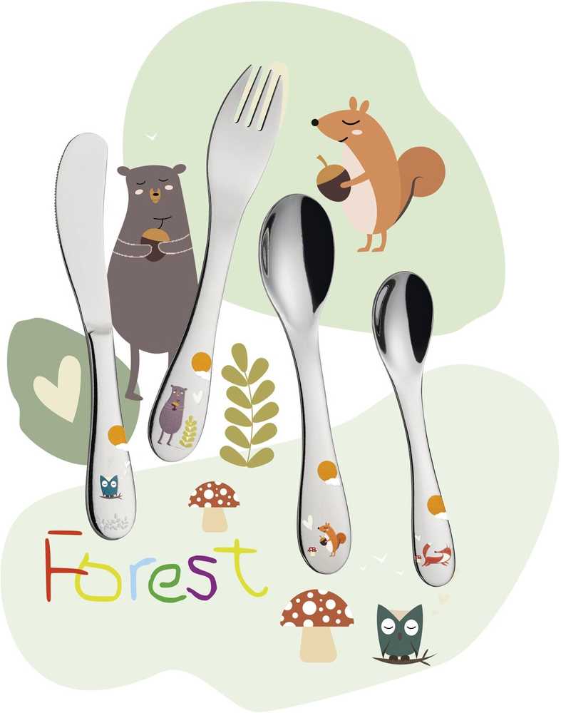 Cilio Dětská příborová sada Forest, 4 ks