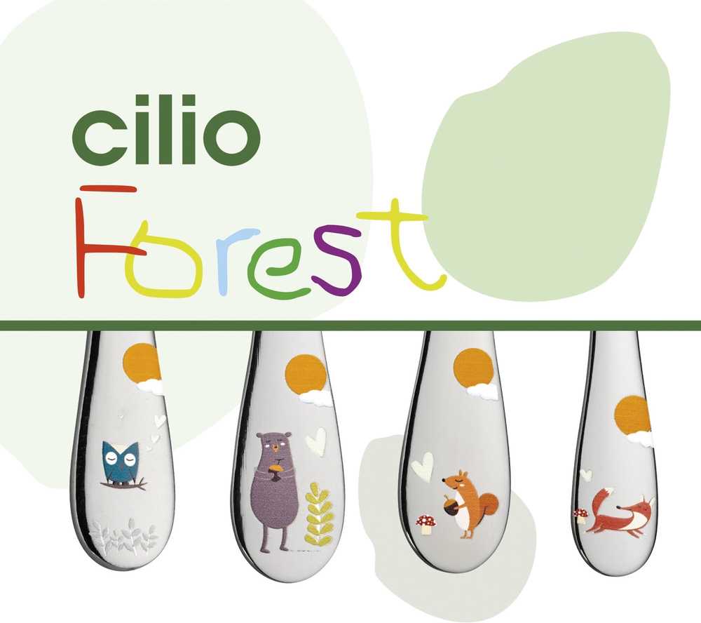 Cilio Dětská příborová sada Forest, 4 ks