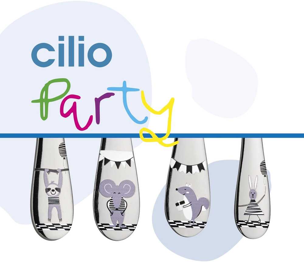 Cilio Dětská příborová sada Party, 4 ks