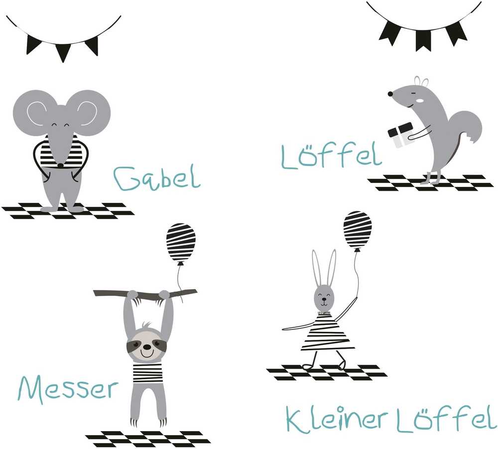 Cilio Dětská příborová sada Party, 4 ks