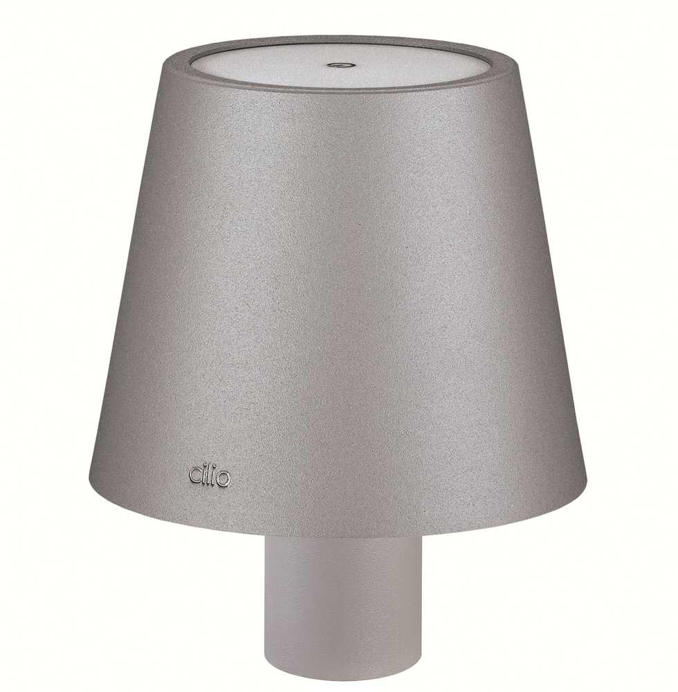 Cilio LED lampička na láhev Luce, šedá