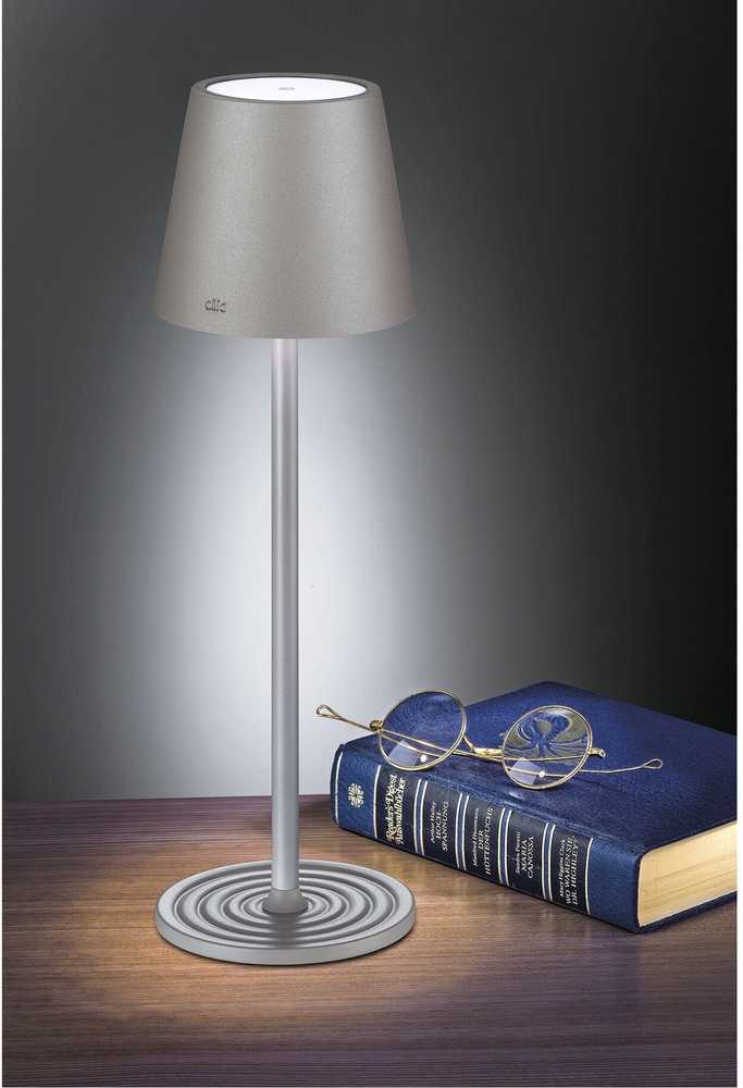 Cilio LED lampička Sole, šedá