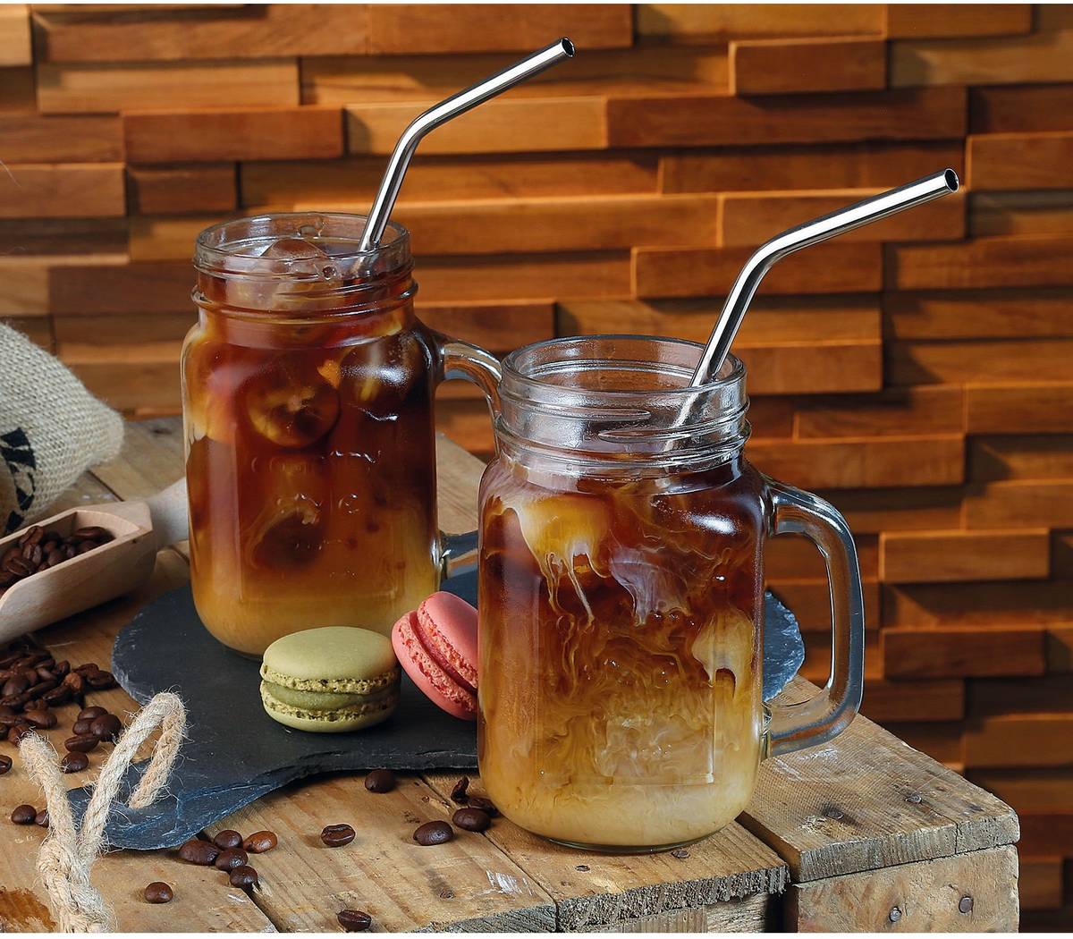 Cilio Nerezová brčka Steel, zahnutá