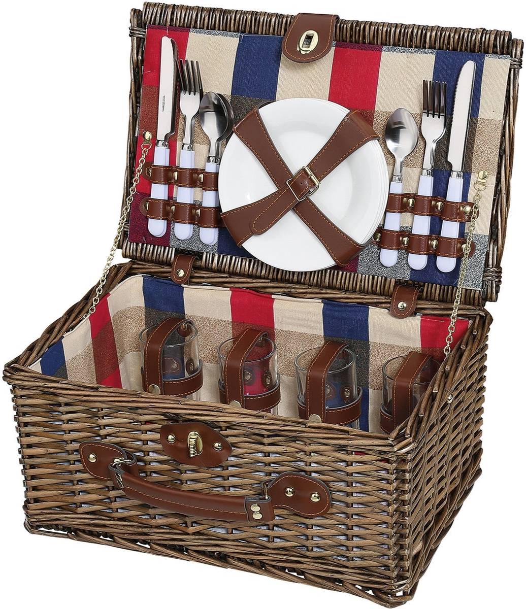 Cilio Piknikový koš Lenno, hnědá