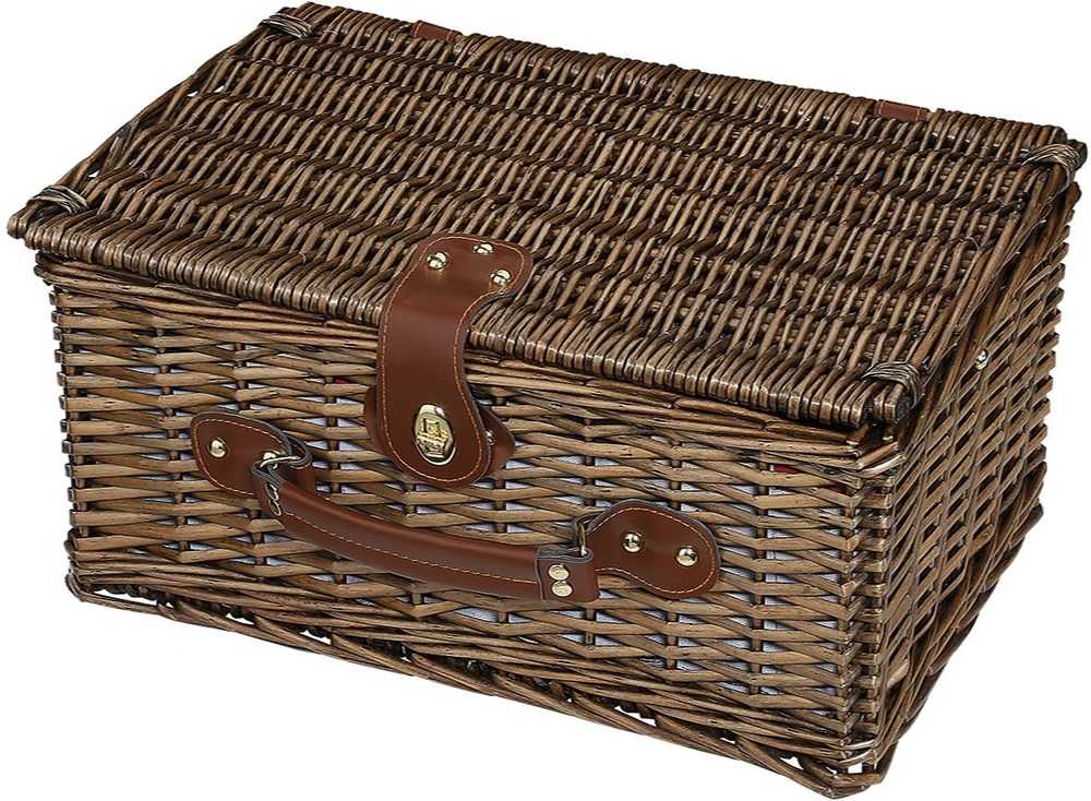 Cilio Piknikový koš Lenno, hnědá