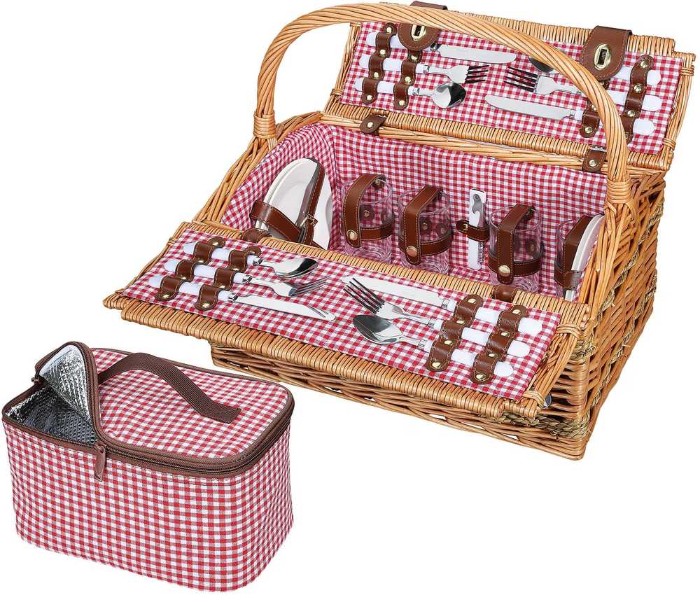 Cilio Piknikový koš Rivoli, světle hnědá