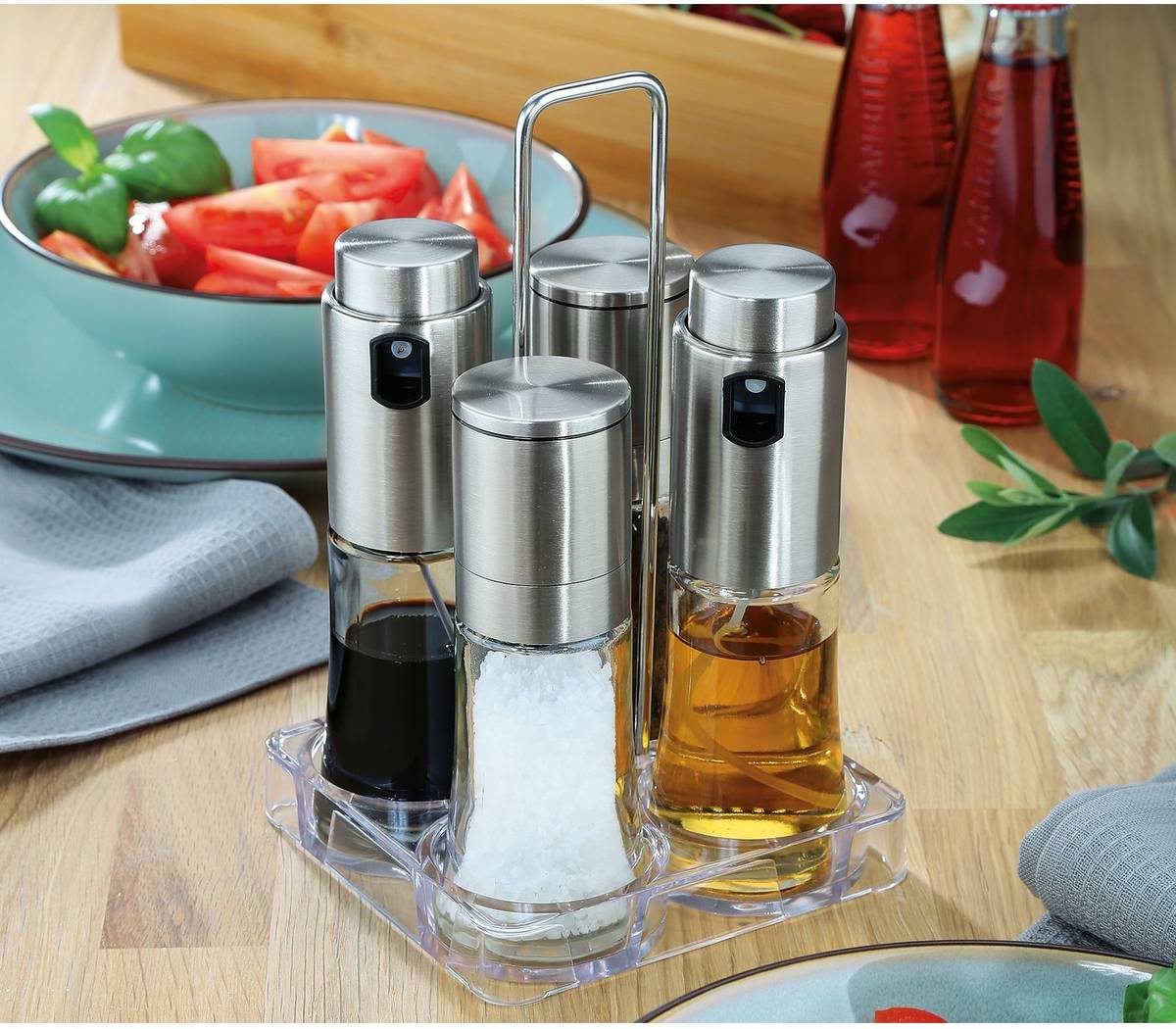 Cilio Sada na olej, ocet a koření Bari, 4 ks