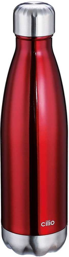Cilio Elegante Termo láhev 500 ml, červená