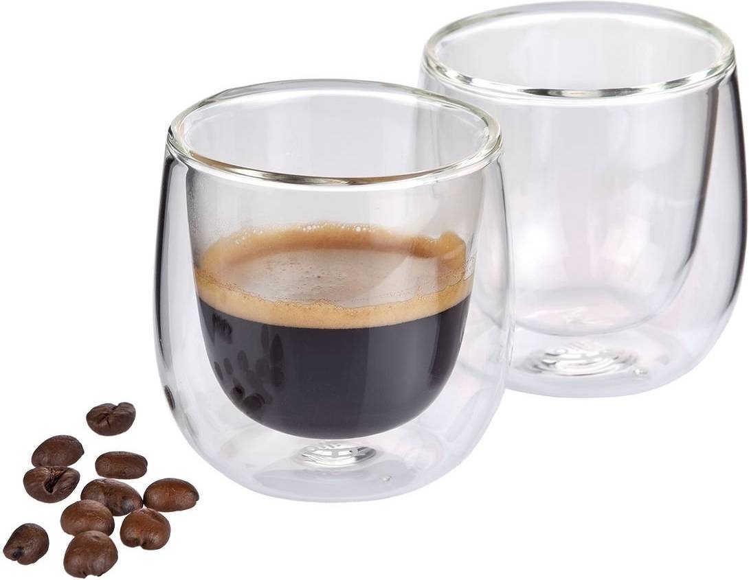 Cilio Sada dvoustěnných sklenic na espresso Verona, 2 ks