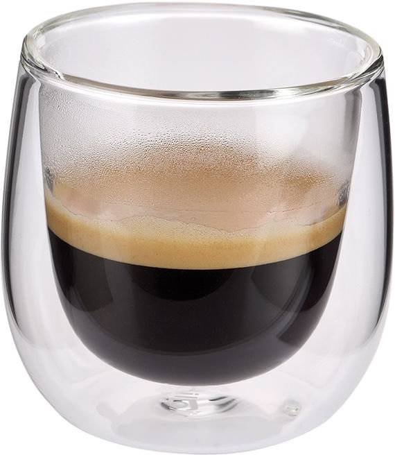 Cilio Sada dvoustěnných sklenic na espresso Verona, 2 ks