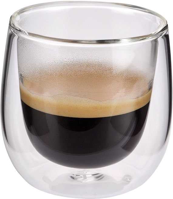 Cilio Sada dvoustěnných sklenic na espresso Verona, 2 ks