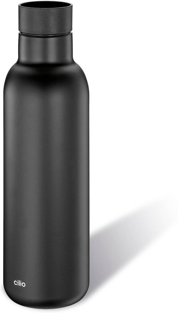 Cilio Termoláhev na vodu Deluxe, 450 ml, matná černá