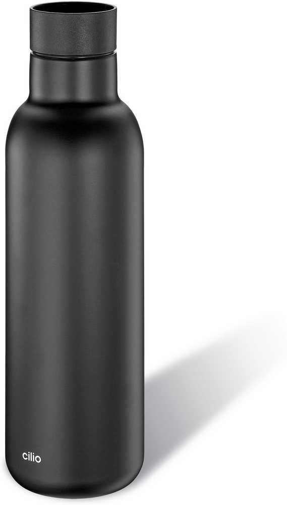 Cilio Termoláhev na vodu Deluxe, 450 ml, matná černá