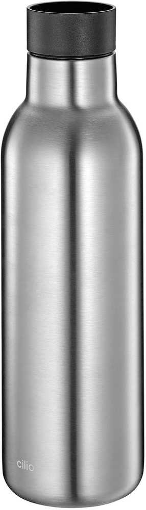 Cilio Termoláhev na vodu Deluxe, 450 ml, stříbrná