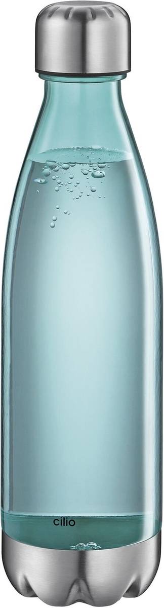 Cilio Elegante Láhev na vodu, 700 ml, průhledná zelená
