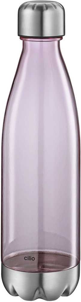 Cilio Elegante Láhev na vodu, 700 ml, průhledná růžová