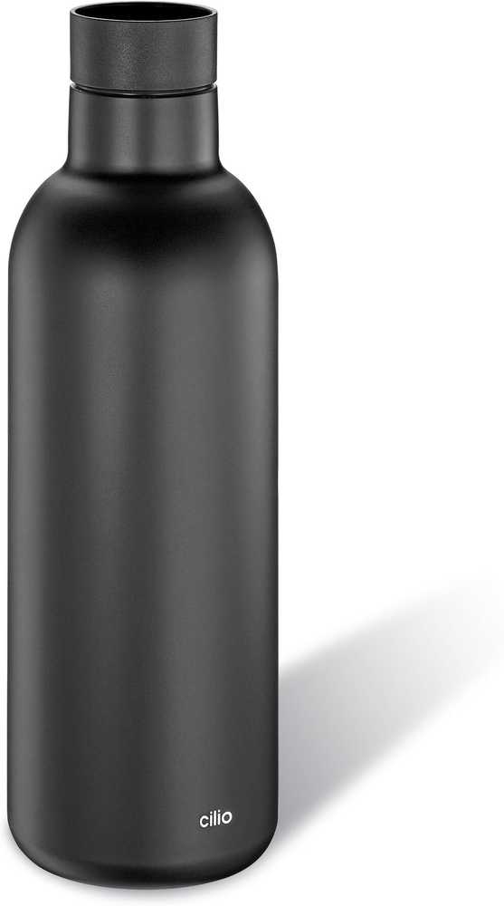 Cilio Termoláhev na vodu Deluxe, 650 ml, matná černá