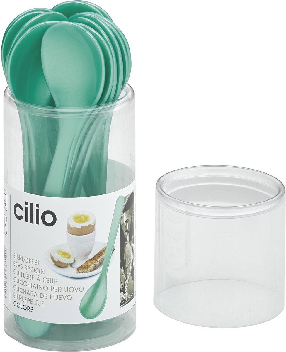 Cilio Lžička na vajíčko Colore, zelená