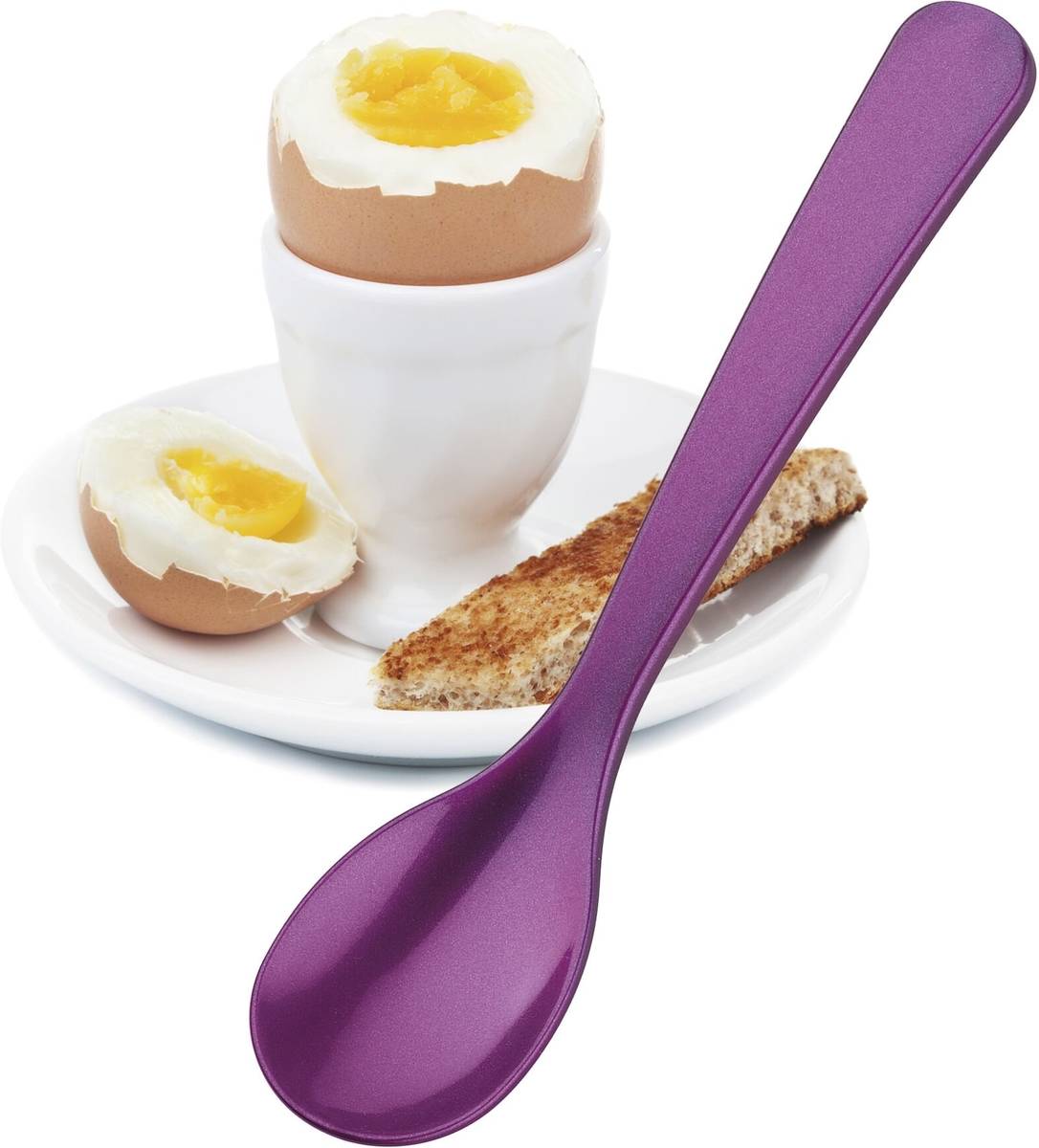Cilio Lžička na vajíčko Colore, fialová