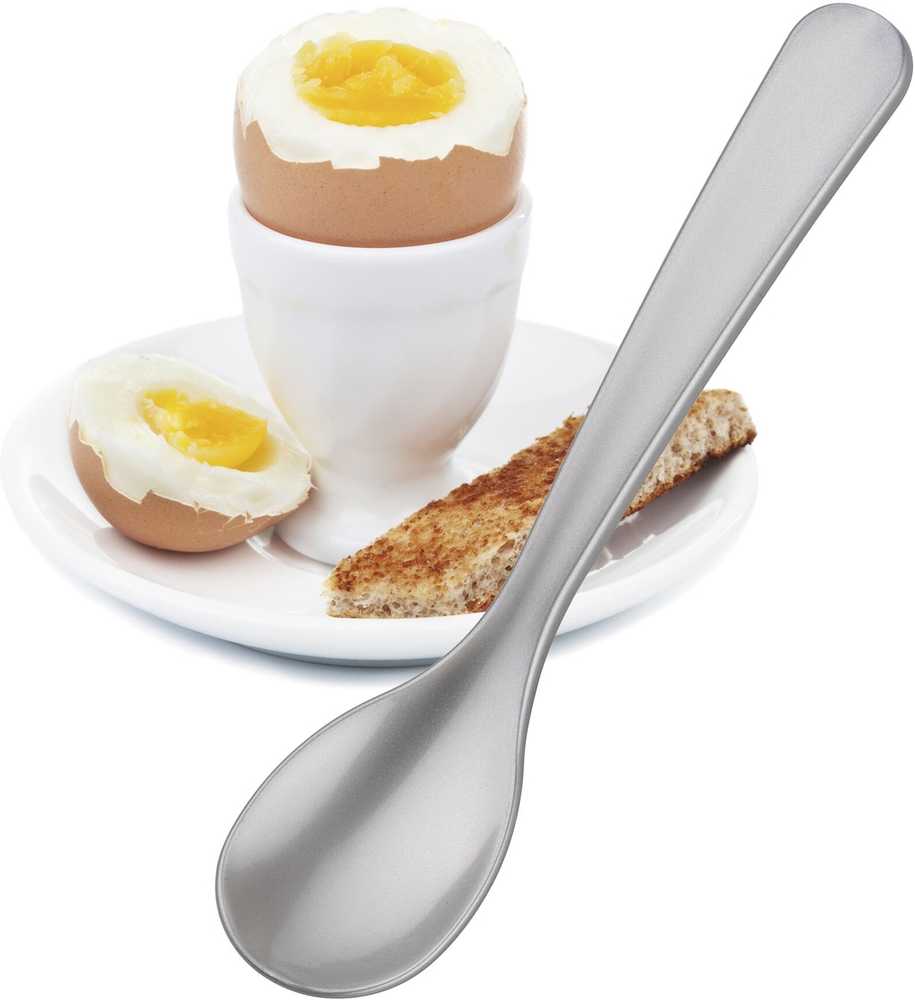 Cilio Lžička na vajíčko Colore, stříbrná