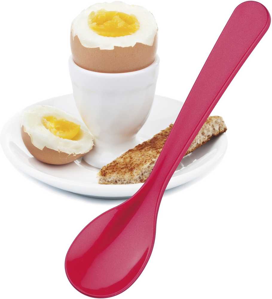 Cilio Lžička na vajíčko Colore, červená