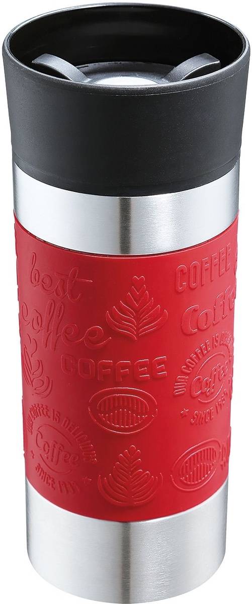 Cilio Viaggio Termohrnek 360 ml, červená