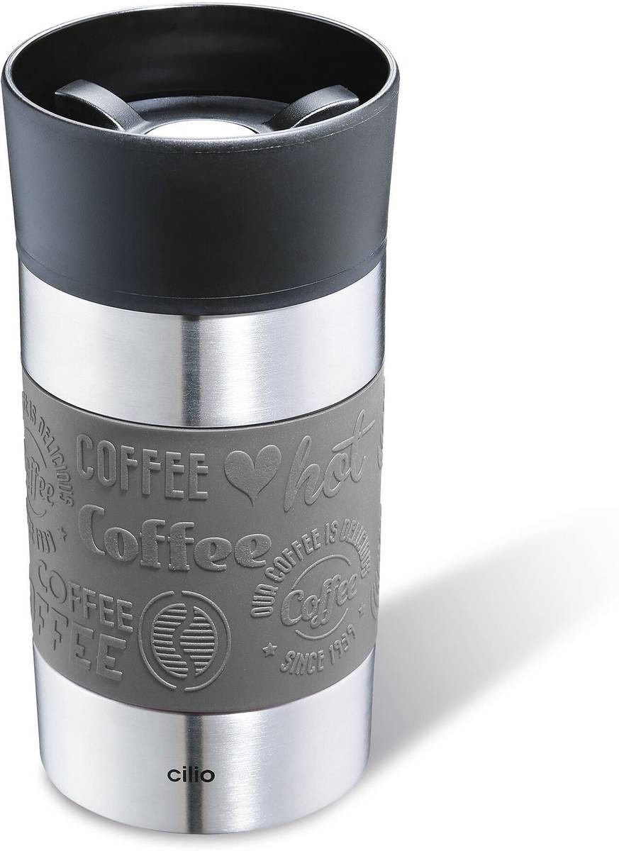 Cilio Viaggio Termohrnek 300 ml, šedá