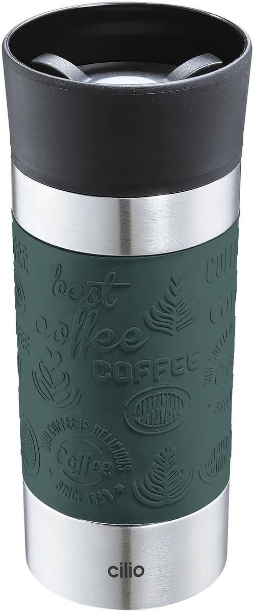 Cilio Viaggio Termohrnek 360 ml, tmavě zelená