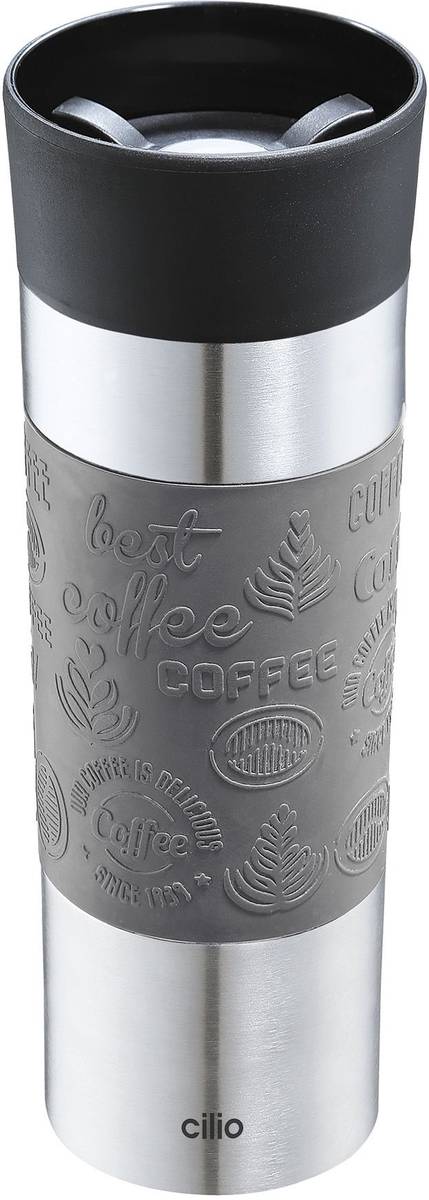 Cilio Viaggio Termohrnek 500 ml, šedá