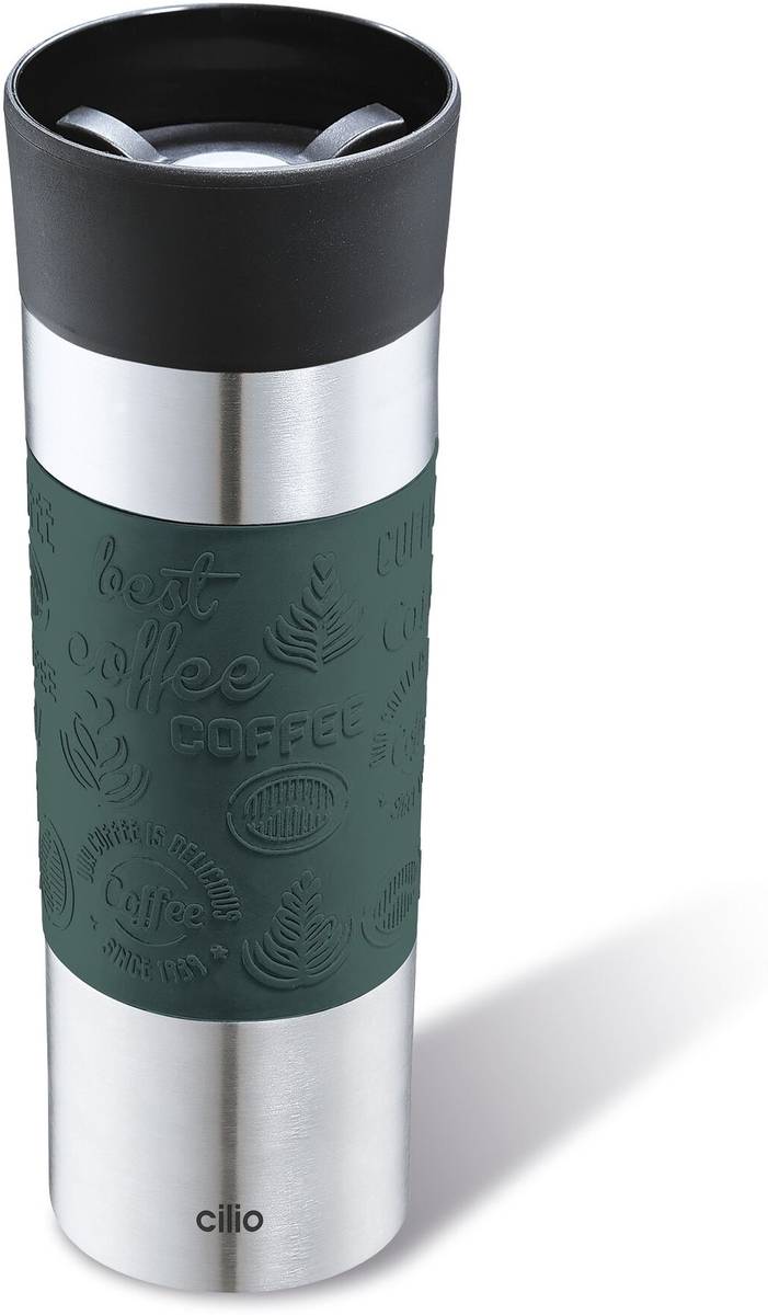 Cilio Viaggio Termohrnek 500 ml, tmavě zelená