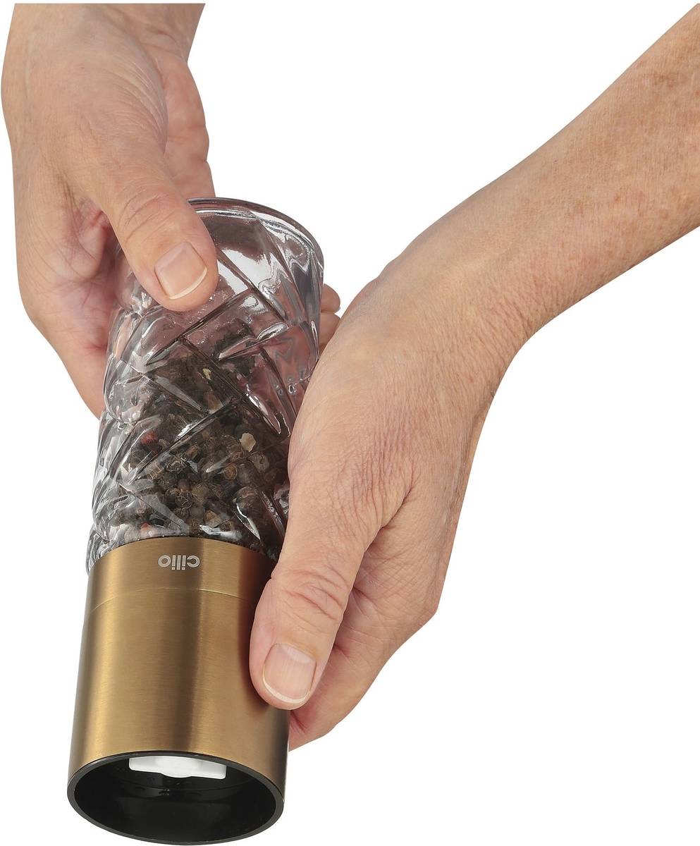 Cilio Mlýnek na sůl nebo pepř Cristallo, měděná