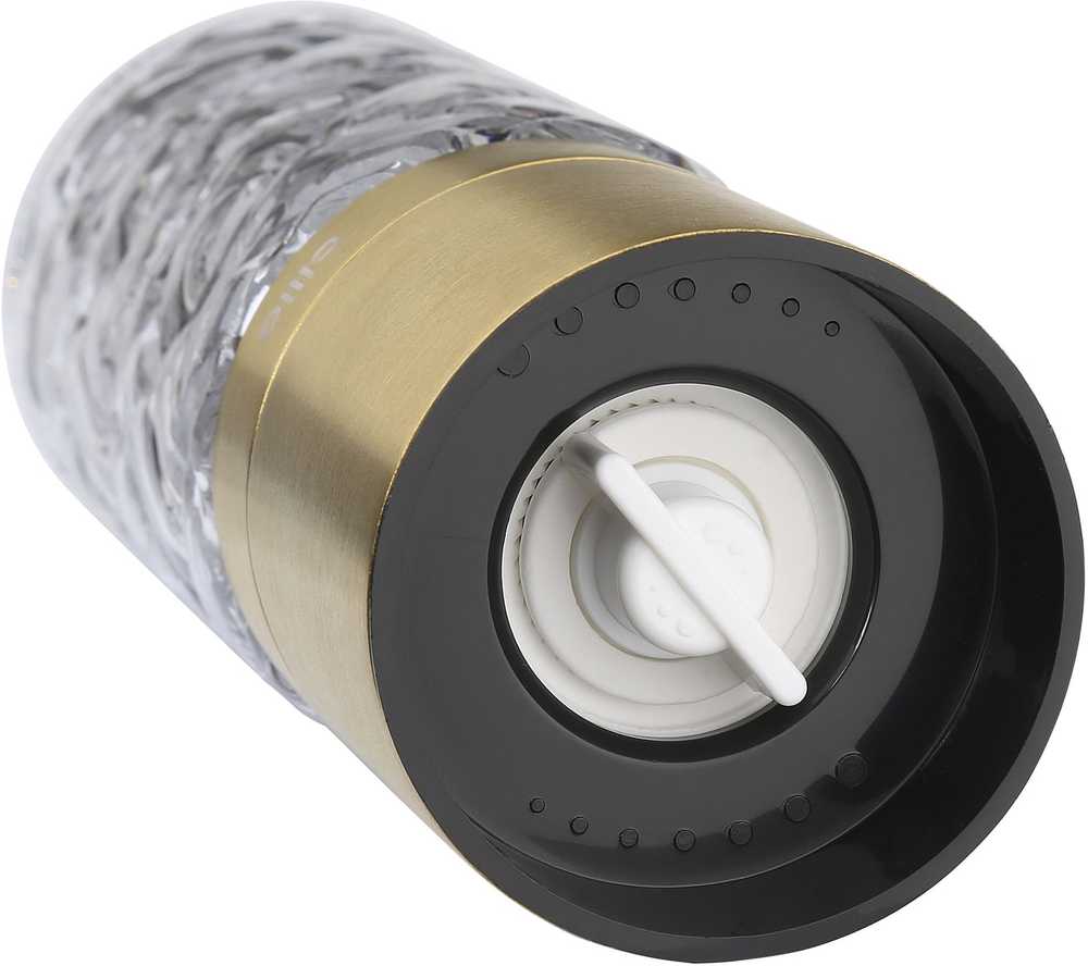 Cilio Mlýnek na sůl nebo pepř Cristallo, zlatá