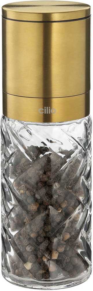 Cilio Mlýnek na sůl nebo pepř Cristallo, zlatá