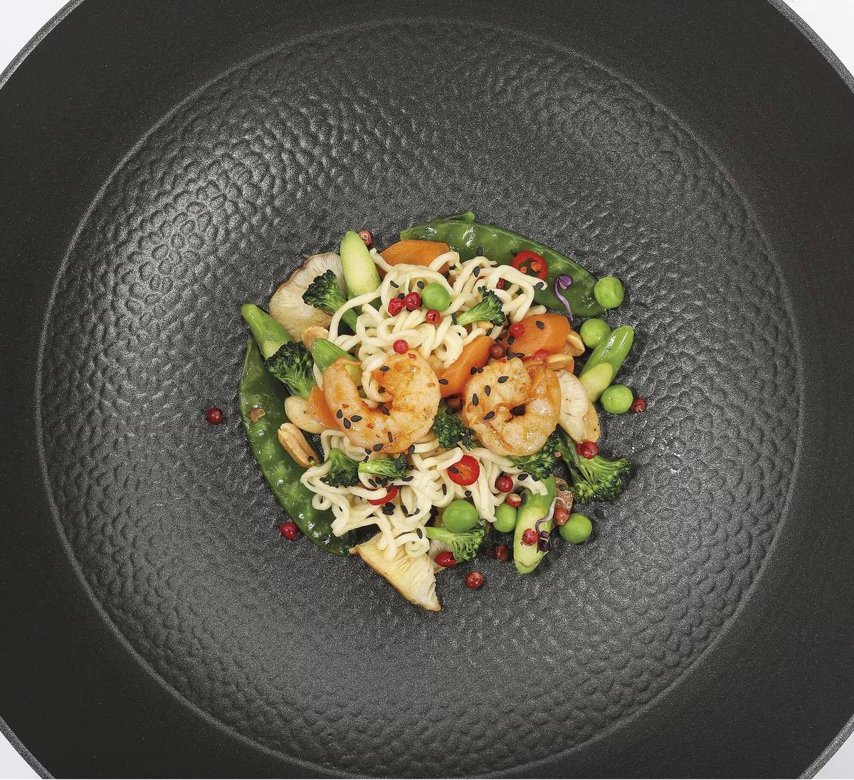 Küchenprofi Pánev Wok Country, 28 cm, černá