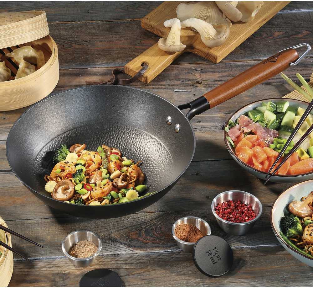 Küchenprofi Pánev Wok Country, 28 cm, černá