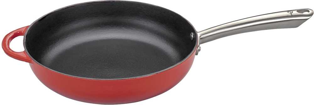 Küchenprofi Litinová pánev hluboká, 28 cm, červená