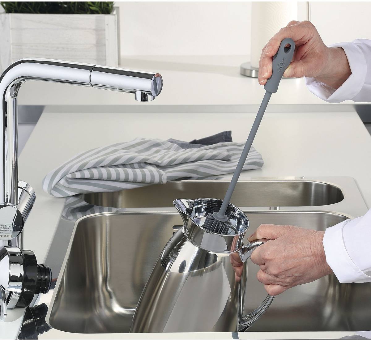 Küchenprofi Trend Kartáč na láhve, šedá