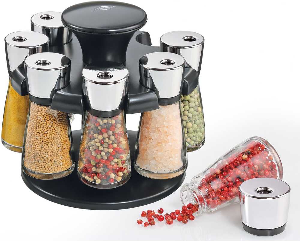 Küchenprofi Otočný stojan na kořenky Rondo, pro 8  kořenek