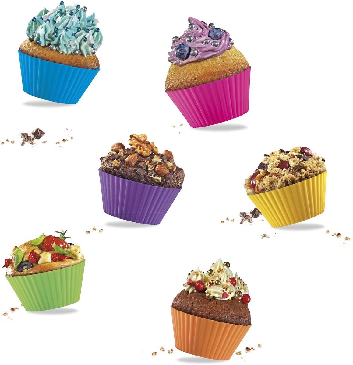 Küchenprofi Formičky na muffiny, 7 cm, 6 ks